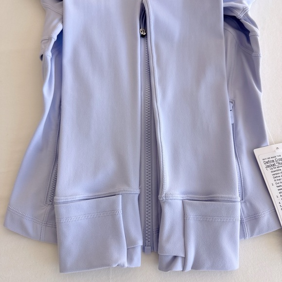 ❌ Sold NWT Lululemon Define Cropped Jacket *Nulu Serene Blue Size 4 - Picture 9 of 16